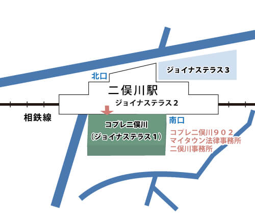 マイタウン法律事務所二俣川事務所地図